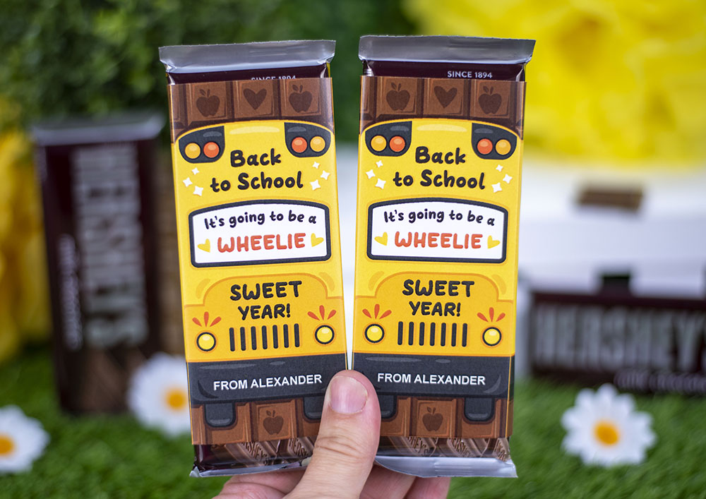 printable school bus chocolate bar wrapper